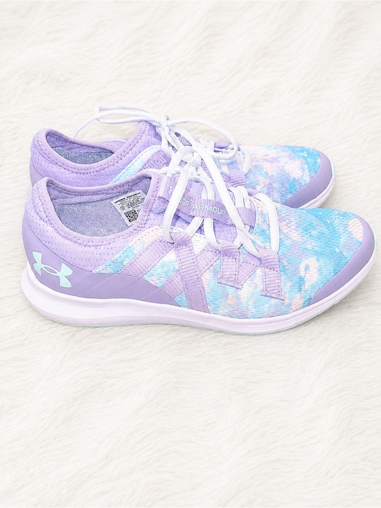 Under Armour Other - Under Armour Girls Size 6Y Running Shoes Pastel Tie Dye Athletic Sneakers